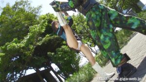 完全着衣ヒロイン凌● 04 飛影戦隊カゲレンジャー ~カゲブルーを襲う呪い地獄~ 生駒はるな